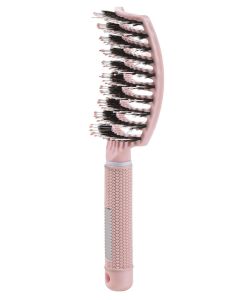 Yummi Haircare Curved Paddle Brush Pink