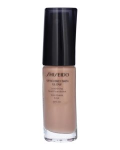 Shiseido Synchro Skin Glow Luminizing Fluid Foundation Rose 3 SPF 20