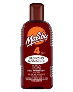 Malibu Bronzing Tanning Oil SPF 4 200ml