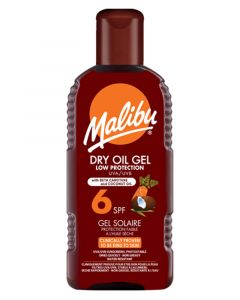 Malibu Dry Oil Gel With Beta Carotene SPF 6 200ml