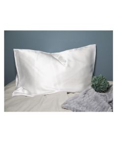 Soft Cloud Mulberry Silk Pillowcase White 40x80 cm.