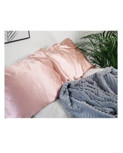 Soft Cloud Mulberry Silk Pillowcase Pink 50x60 cm.