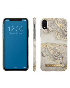 iDeal Of Sweden Cover Sparkle Greige Marble iPhone XR