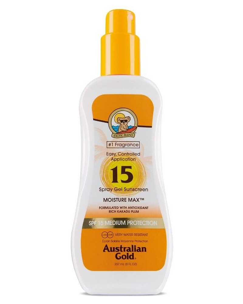 Billede af Australian Gold Spray Gel Sunscreen SPF 15 (U) 237 ml