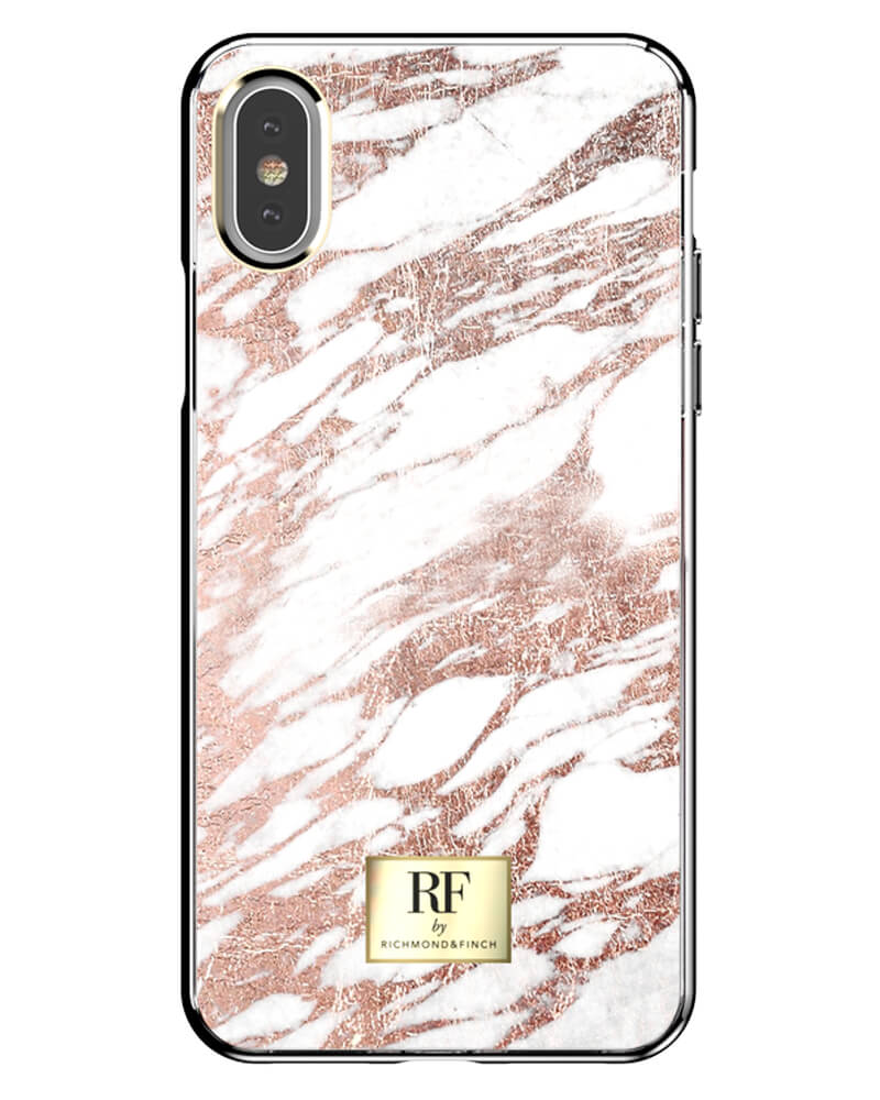 Køb RF By Richmond And Finch Rose Gold Marble iPhone Xr Cover 87.95 kr. - Altid fri fragt