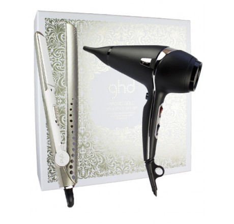  GHD DELUXE DRY & STYLE SET. ARCTIC GOLD